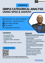 Webinar - Simple categorical analysis using SPSS & jamovi